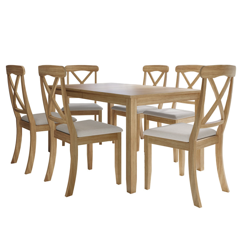 Ensemble repas 6 personnes Ocossio, Naturel