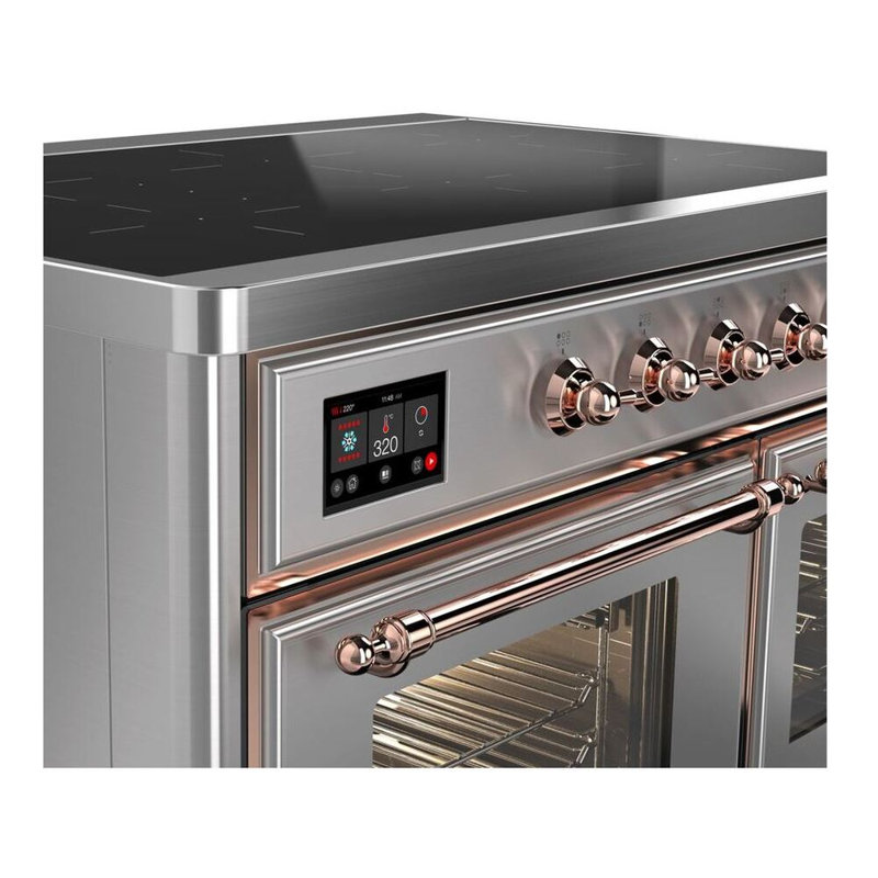 Majestic II 40" Freestanding Induction Range, Stainless Steel/Copper