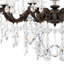 La Scala 8 Light 25in x 28.5in Chandelier in Florentine Bronze with Clear Radiance Crystals-417985628-417985600