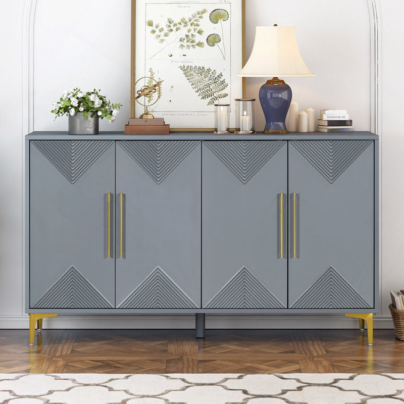 Armoire décorative, Gris