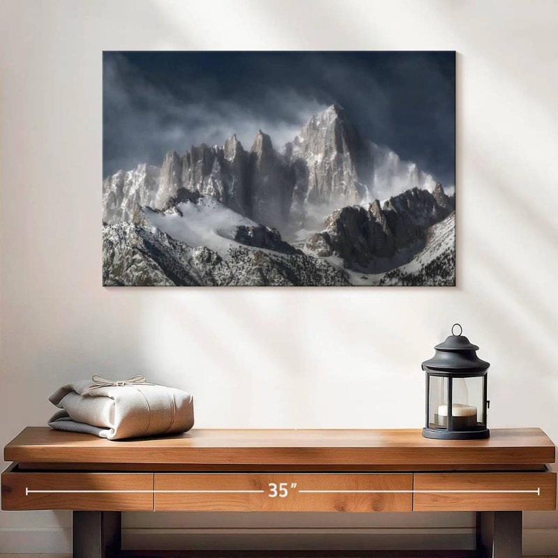 Alvord Snowy Mountain Whitney, H 16 po x l 24 po