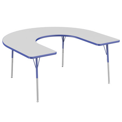 Laminate Adjustable Horseshoe Activity Table
