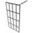 vidaXL Walk-in Shower Screen Clear Tempered Glass 35.4"x76.8" Transparent-132840145-132840147