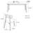 Durable Thick Slate Dining Table Sets.-106960669