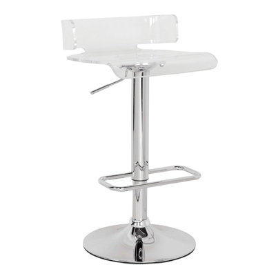 Kail Swivel Adjustable Height Counter Stool with Metal Frame