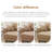 Boucle Fabric Convertible U Shape Sectional 4-Seater Sofa Couch With Distinctive Shell-Shaped Armrests And Removable Ottoman-119398243-119398245
