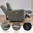 Upholstered swivel Power Recliner-1400322895