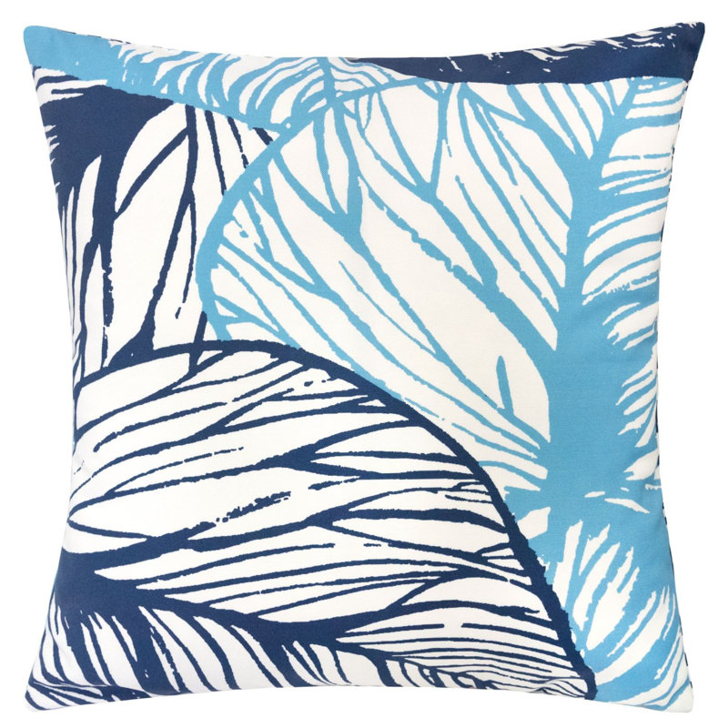 Feuille veinée - extérieur et intérieur, Indigo