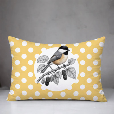 Chikadee Indoor/Outdoor Reversible Pillow