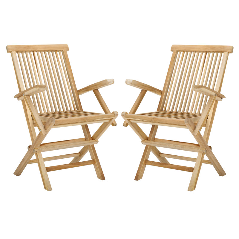 Marcus Solid Teak Folding Arm Chair