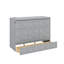 Grand lit escamotable avec tiroirs et port USB-2132526982