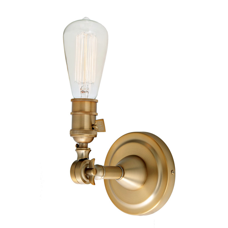 Martucci Armed Sconce, Satin Brass