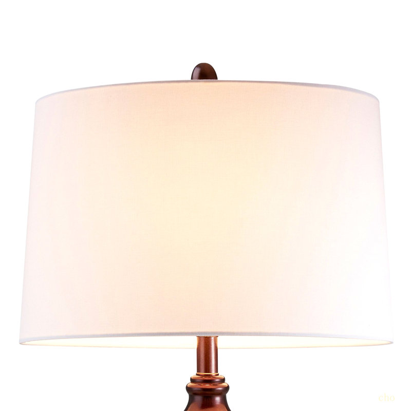 29.75" Tall Polyresin Table Lamp, Polymosaic Design
