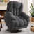 Dark Gray Linen Blend