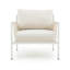 Fauteuil d'extérieur crème Larsen