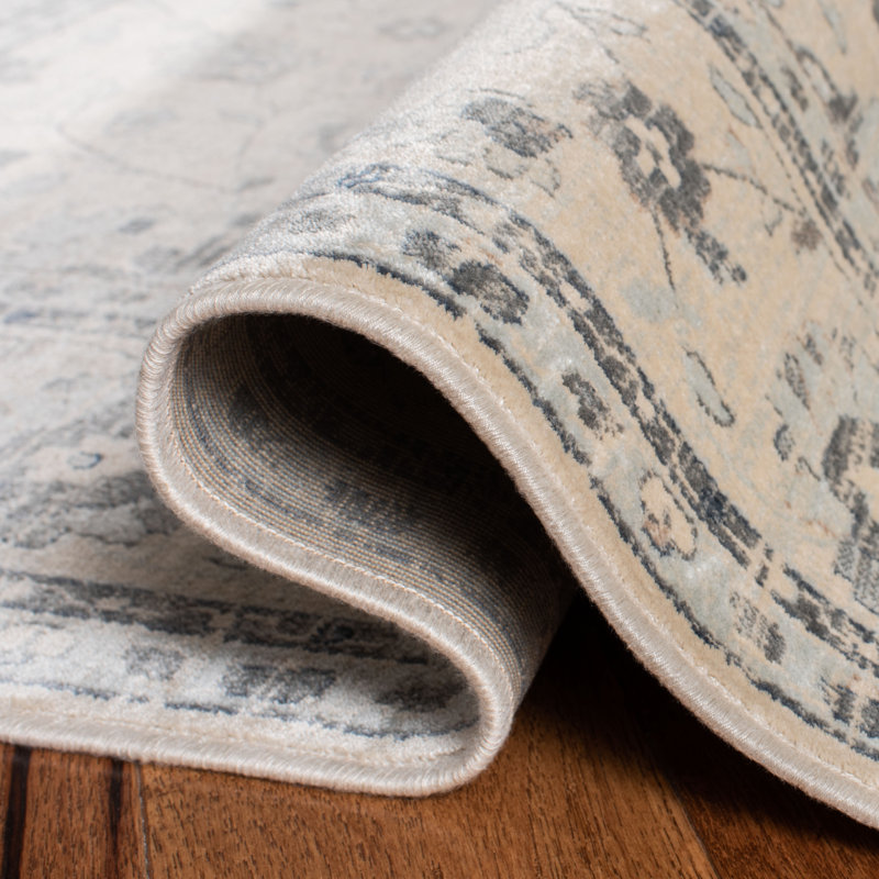 Onancock Abstract Viscose Hand Woven Area Rug, Rectangle 122 x 183 cm