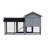 Secure Cage With Spring Latch - Your Small Pets Gray Predator- Design Pet