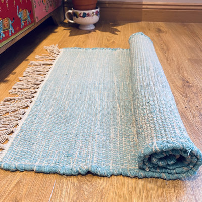 Edom Cotton Hand Woven Area Rug