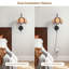 Appliques murales Boho Rattan