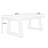 Light Brown Rectangular Solid Wood Dining Table-1022816260