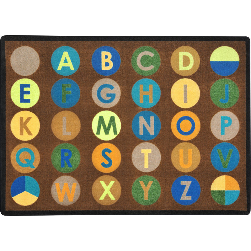 Alpha-Dots by Joy Carpets Area Rug, Rectangle 7'8" x 10'9"
