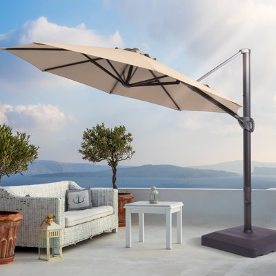 Marlon 11' Cantilever Umbrella with Base