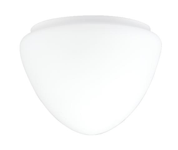 Satined Opal Glass Pendant Shade in White