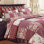 Ensemble de courtepointe réversible 3 pièces en coton de style moderne & contemporain