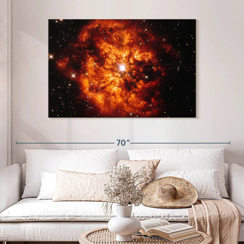 Oberle Wolf Rayet Star, 20" H x 30" W