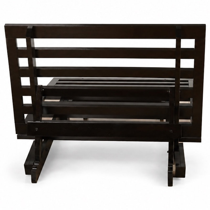 Futon simple avec matelas Carson, Taxi fumée de bois