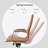 Modern High Back Office Desk Chair | Upholstered Ribbed PU Leather with Metal Frame | Adjustable Height, Tilt Lock | Computer Armchair for Home, Executive, Conference, Meetings-1058676835-1072787705