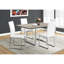 Table de cuisine rectangulaire taupe de 60 po : Design contemporain, table à manger 60 po taupe : moderne et fonctionnelle-1673371310