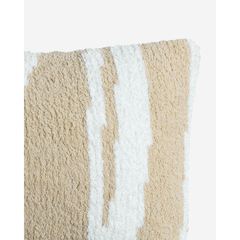 Woodland Lumbar Pillow Cover & Insert, Sahara Tan/Off White