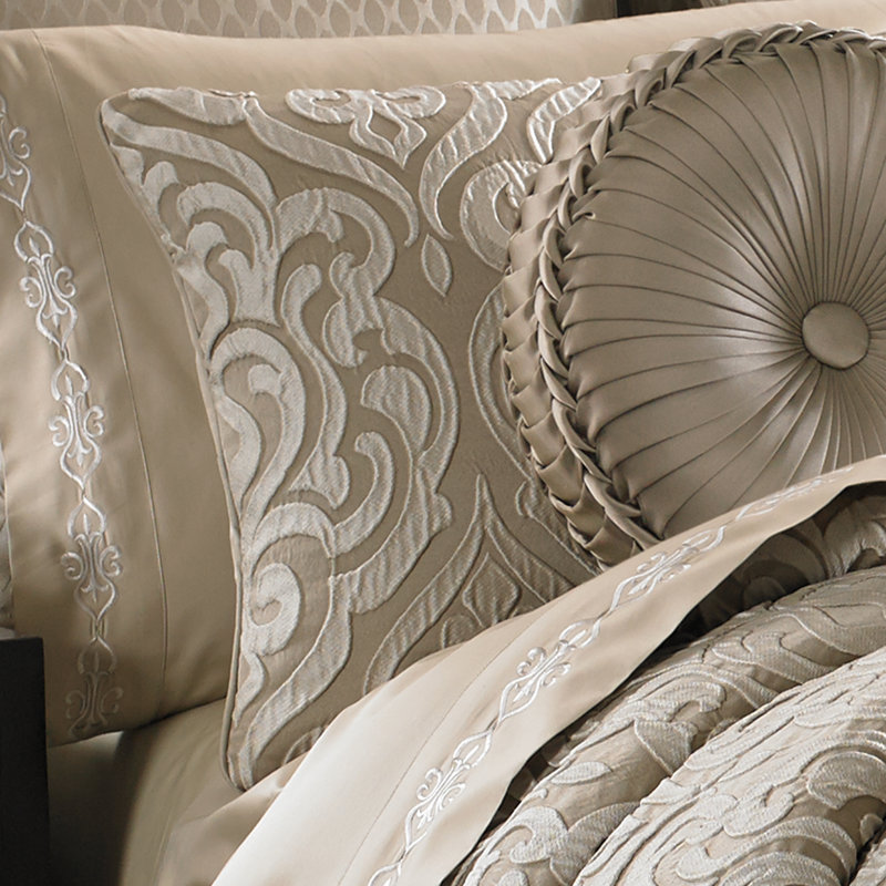 Astoria King 4Pc. Comforter Set, King Comforter + 3 Additional Pieces, Sand