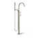 Components Floor-Mount Bath Filler Trim With Lever Handles And Handshower