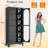 74.8''H Tall Display Storage Cabinet with Glass Doors and 5 Adjustable Shelves-2068303831