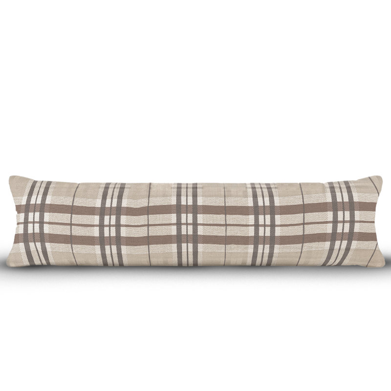 Classic Check Draught Excluder, Cream