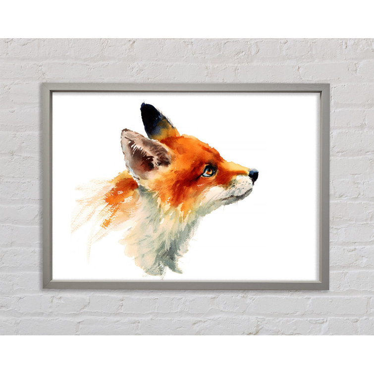 Bright Star Fox Love - Single Picture Frame Art Prints on Canvas ...