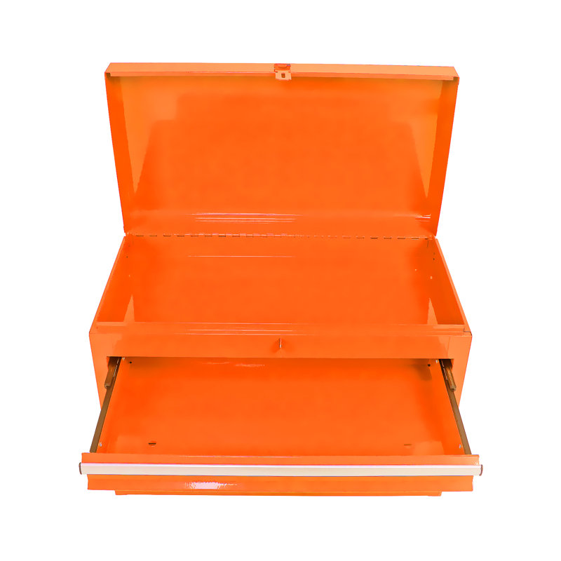 Armoire à outils d'atelier avec roues verrouillables et poignées multifonctionnelles - orange 10,83 po Largeur du panneau de suspension de la commode