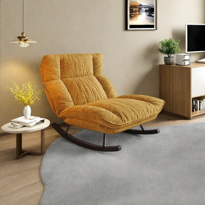 Chaise berçante confortable et réglable