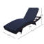 Chaise longue inclinable avec coussin Willora-1298204444