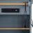 K&K 53Inch Large Kitchen Island With Drop Leaf,Power Outlet,Door Internal Storage Rack,Rolling Kitchen Cart On 5 Wheels With 5 Open Side Racks For Kitchen,Dining Room,Grey Blue(Not Include Bar Stools)-1194168518
