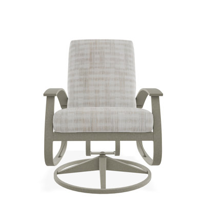 Chaise berçante pivotante à assise profonde Belle Isle