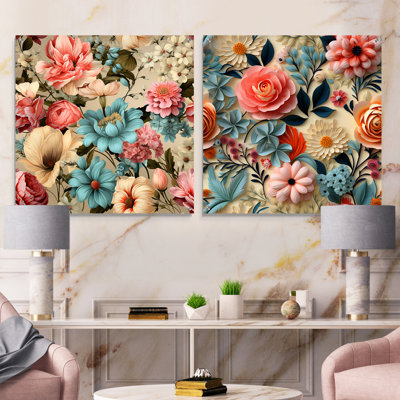 Pastel Shades Garden Delight
