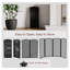 Stanton 4 Panel Steel Fireplace Screen