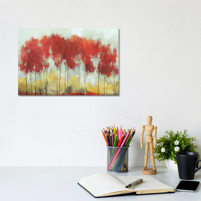 A Fall Day Breeze by Allison Pearce - Wrapped Canvas Print