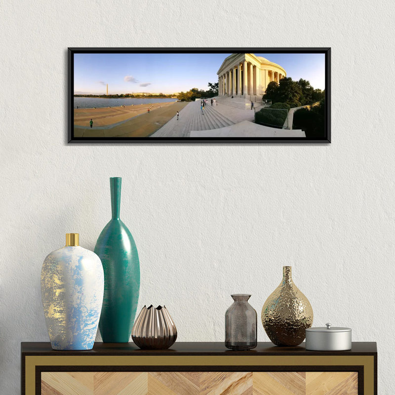 «Jefferson Memorial, Potomac River, Washington, DC», reproduction de photo sur toile, H 12 po x l 36 po x 1,5 po