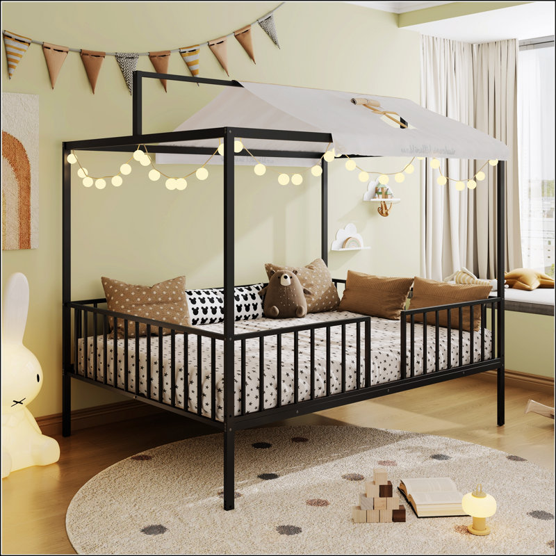 Lit de sol convertible 3-en-1 Montessori, Double