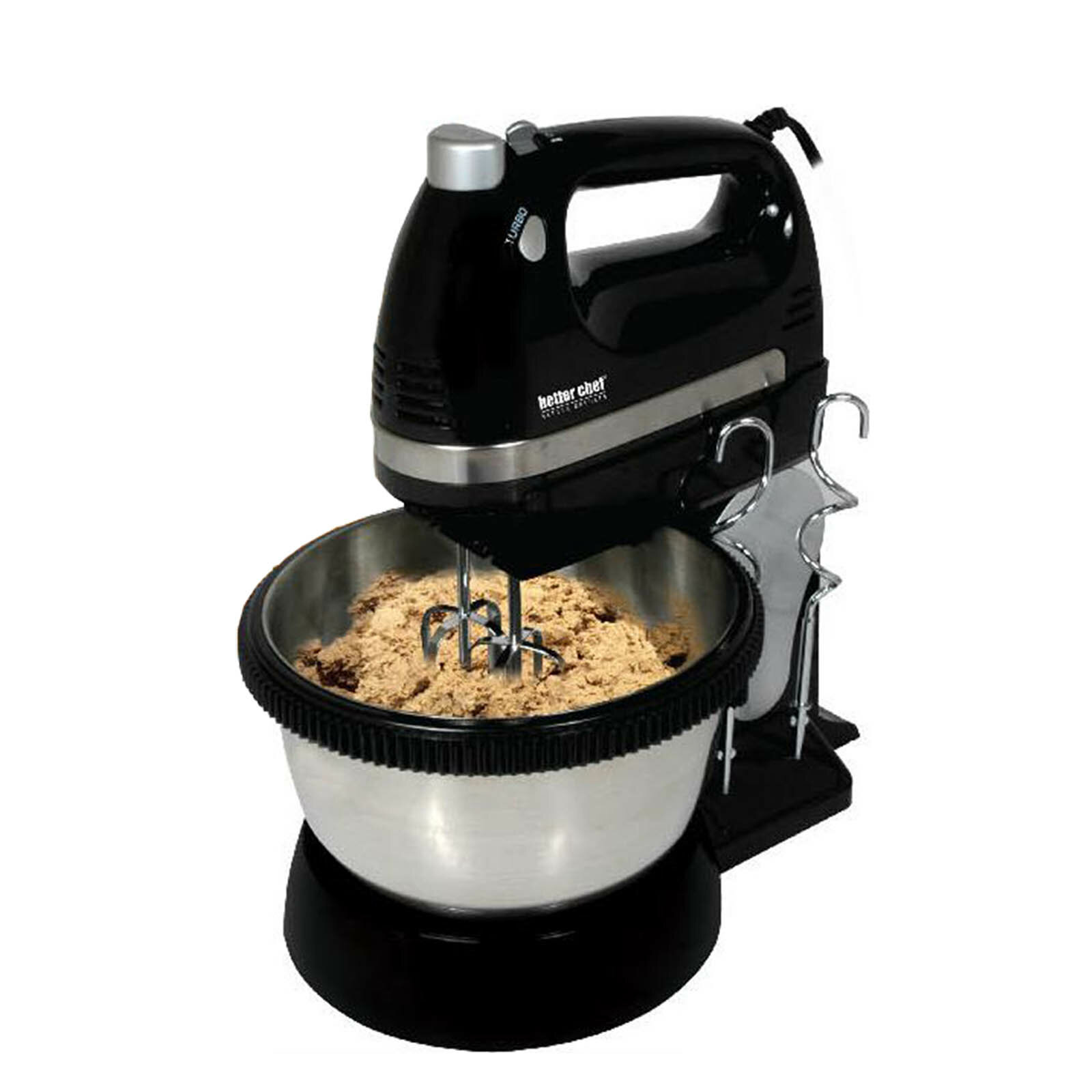 Better Chef 1.5-Quart 5-Speed White Residential Stand Mixer in the
