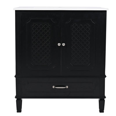 30" Freestanding Single Bathroom Vanity with Sink